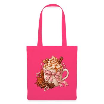 Herzlicher Herbstkaffee Becher - Stoffbeutel - Azalea - Vorne