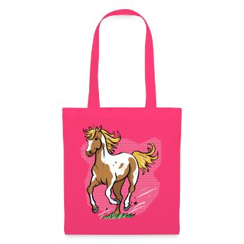 Running Horse - Stoffbeutel - Azalea - Vorne