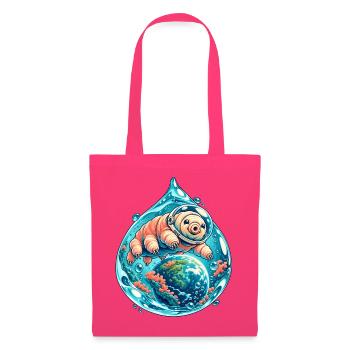 Kleine Tardigrade Kosmische Reise - Stoffbeutel - Azalea - Vorne