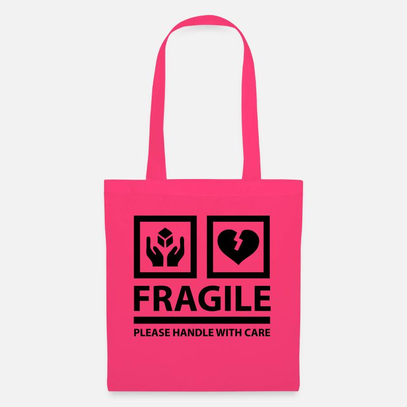 FRAGILE - Please Handle With Care (Sign) - Tote Bag - azalea