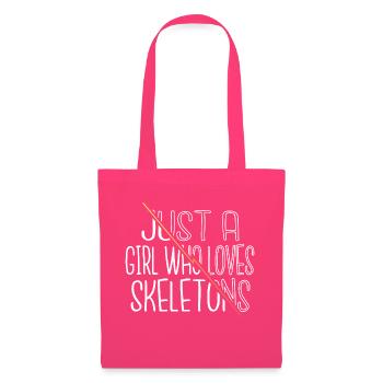 Skeletal Anatomy Geek Dead Happy Funny Quote - Tote Bag - azalea - Front