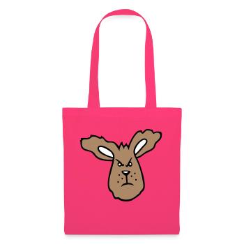 Bunny Angry Evil Naughty Aggressive Hate Frustration Anger - Tote Bag - azalea - Front
