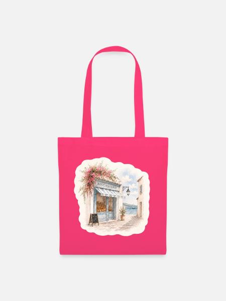 Küstenbäckerei – Bonjour am Meer - Stoffbeutel - Azalea