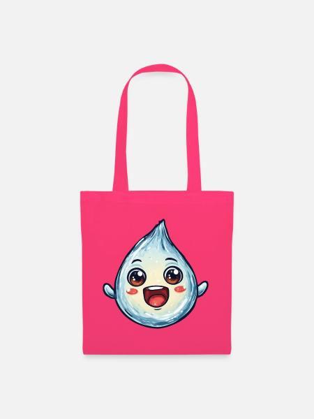 Kawaii Wassertropfen mit Gesicht - Stoffbeutel - Azalea