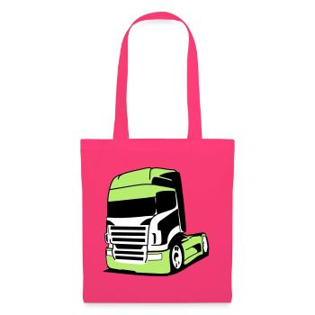 Camion V8 saisissant - Sac en tissu - rose azalée - Devant