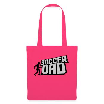 Ball Kicker Soccer Papa - Sac en tissu - rose azalée - Devant