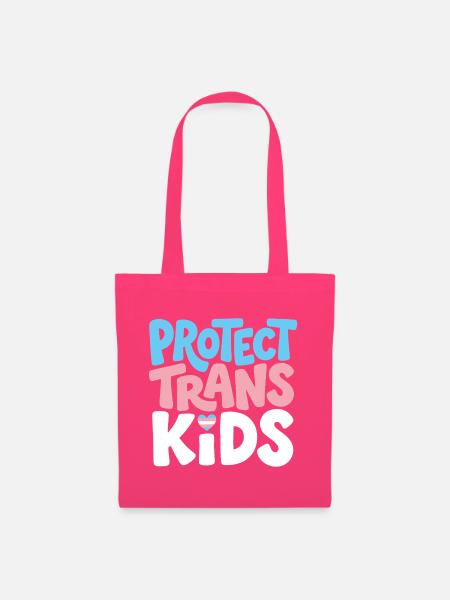 Beschütze Trans Kids Tee - Stoffbeutel - Azalea