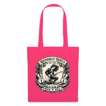 Rockabilly Rebellen 1955 Motiv - Stoffbeutel - Azalea - Vorne