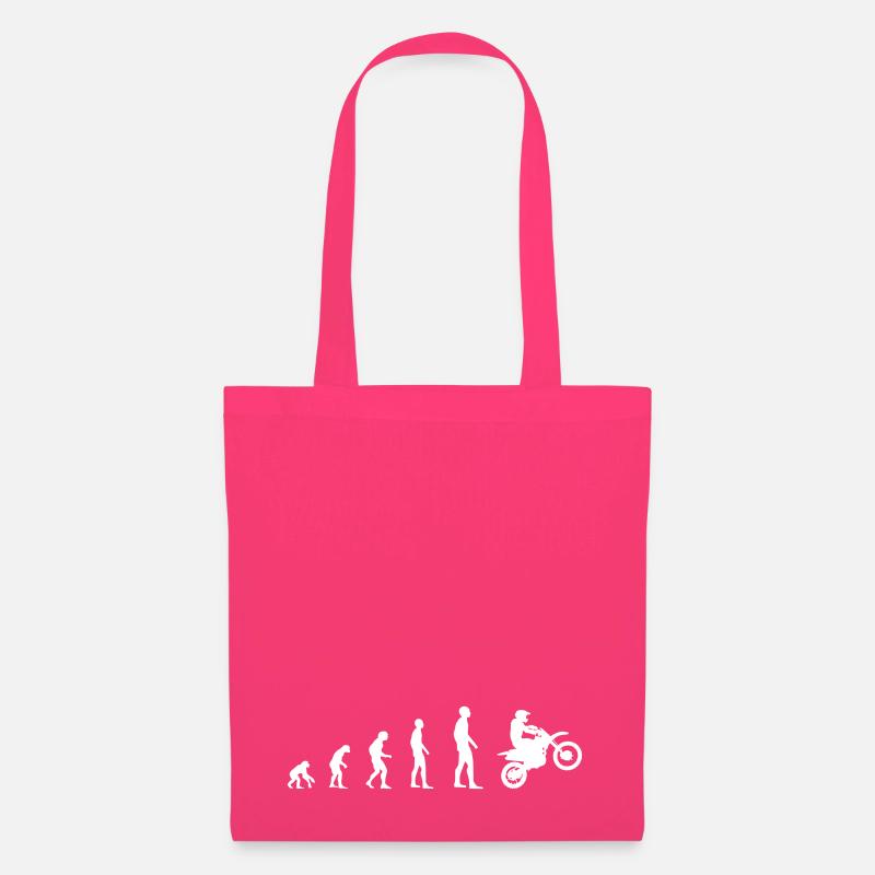 Cross Motorcycle Wheely - Evolution - Tote Bag - azalea
