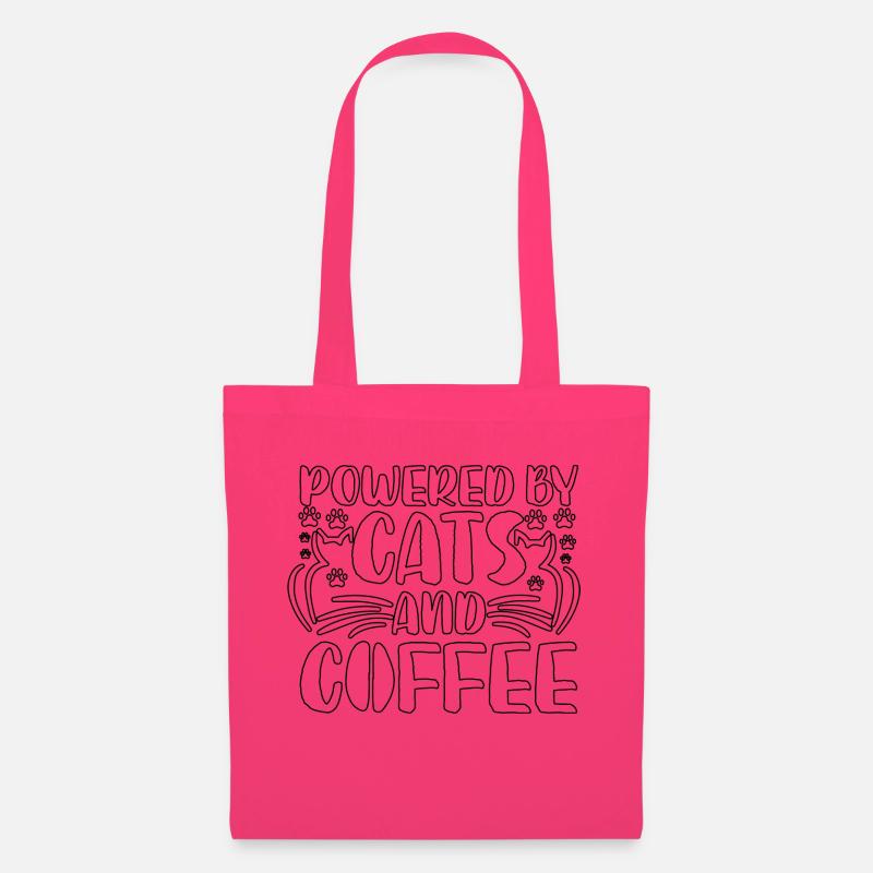 cats and coffee - Stoffbeutel - Azalea
