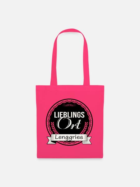 Lieblingsort Lenggries - Stoffbeutel - Azalea