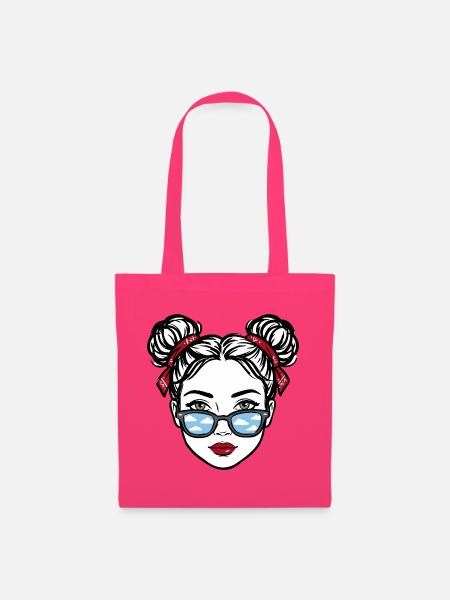 Cloud Reflex Eyeglass Girl Pop Art - Tote Bag - azalea