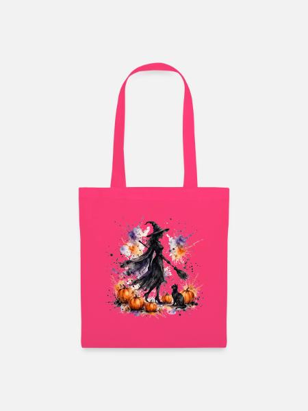 Hexen – Aquarellhexe - Stoffbeutel - Azalea