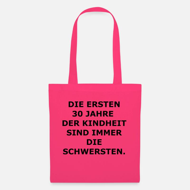 30. Geburtstag - Stoffbeutel - Azalea