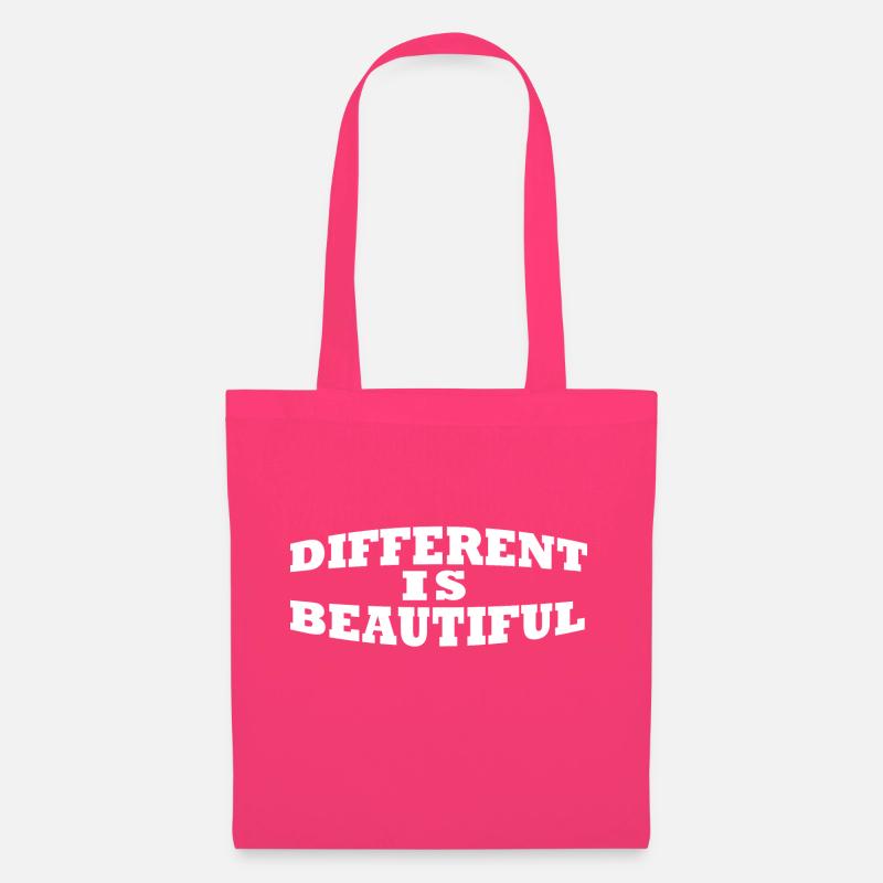 Different is beautiful Anders sein ist Wundervoll - Stoffbeutel - Azalea