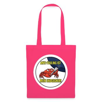 Anti-Fouling Endgegner T-Shirt Segel Boot - Stoffbeutel - Azalea - Vorne