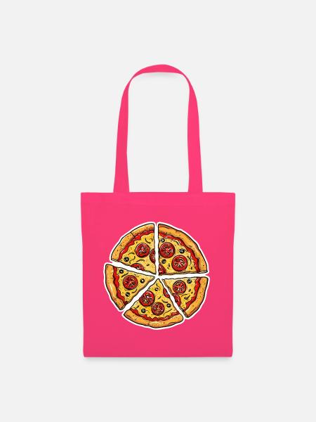 Pizza Grafik - Stoffbeutel - Azalea