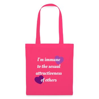 Asexuelle Immunität - Stoffbeutel - Azalea - Vorne