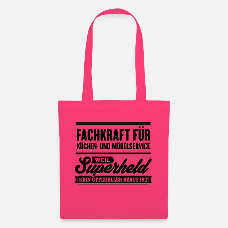 Superheld Fachkraft Küchen und Möbelservice - Stoffbeutel - Azalea