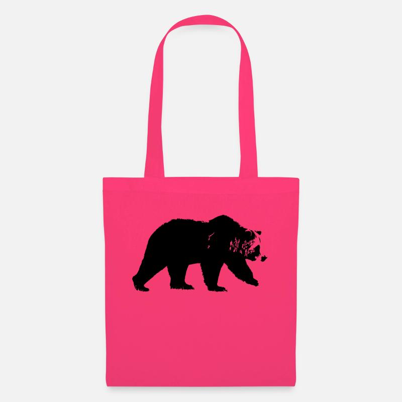 Walking Bear Bear - Stoffbeutel - Azalea