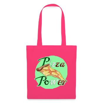 Pizza Power Super Powers Energy Slice UK - Sac en tissu - rose azalée - Devant