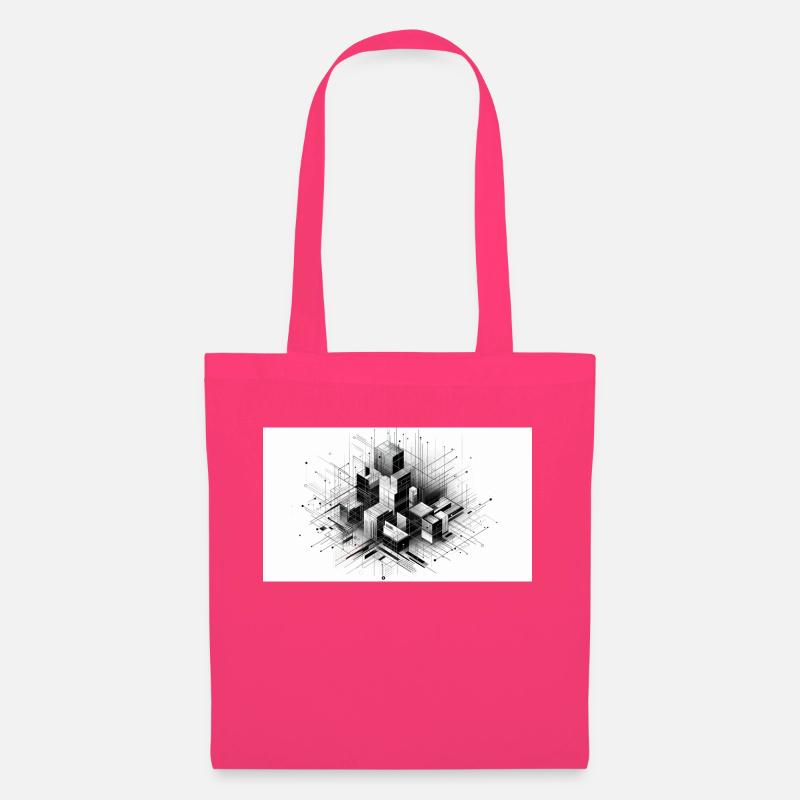 Abstract boxes - Tote Bag - azalea