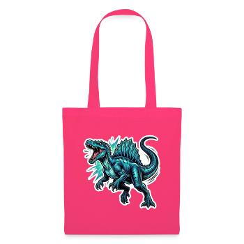 Blauer Spinosaurus - Stoffbeutel - Azalea - Vorne