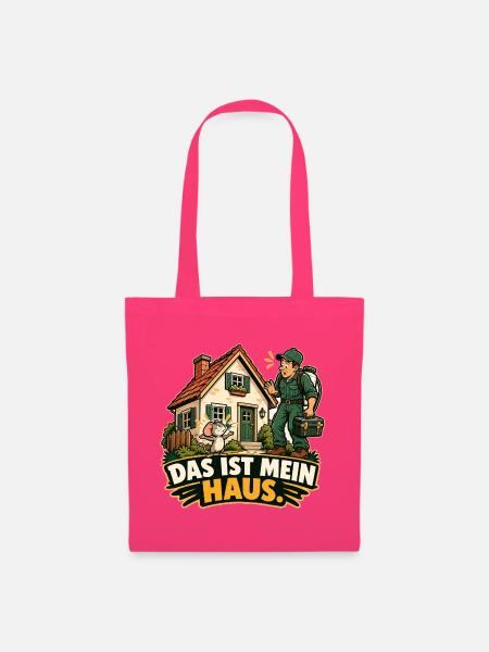 Mein Haus - Stoffbeutel - Azalea