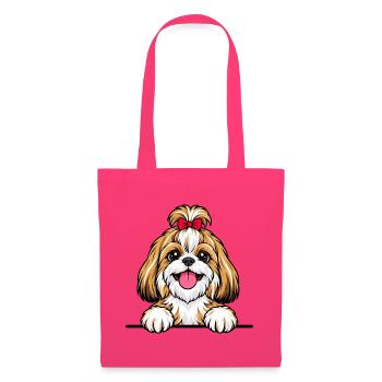 Shih Tzu - Stoffbeutel - Azalea - Vorne