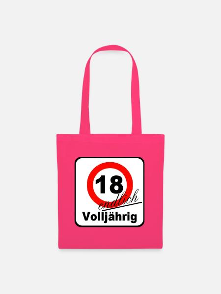 18. Geburtstag ,Volljährig , Geburtstag (25) - Stoffbeutel - Azalea