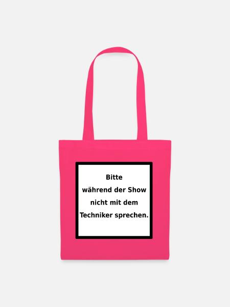 Warnhinweis: Techniker. (black/white) - Stoffbeutel - Azalea