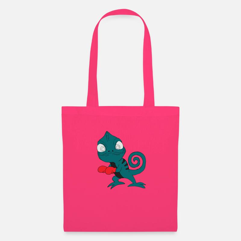 Gecko boxing - Stoffbeutel - Azalea