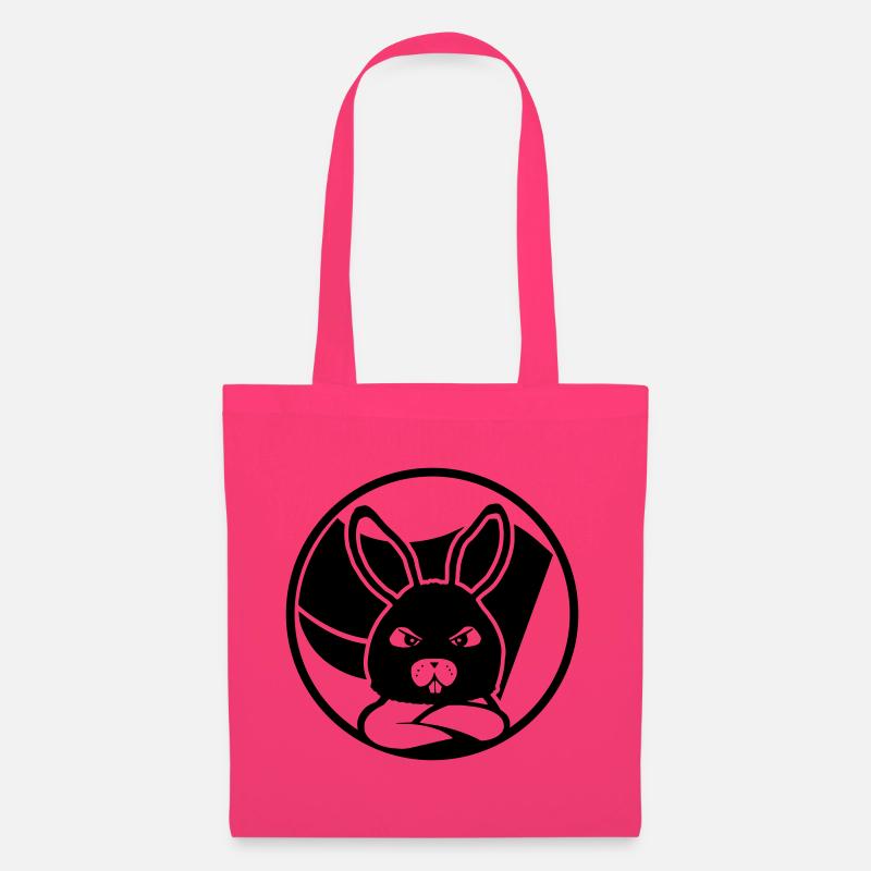 Antispe Bunny (mono) - Stoffbeutel - Azalea