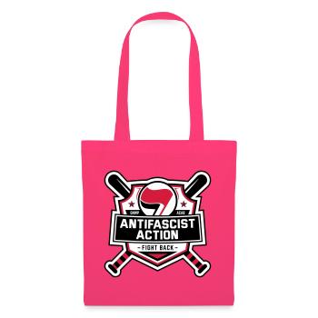 ANTIFA - Action antifasciste (II) - Sac en tissu - rose azalée - Devant