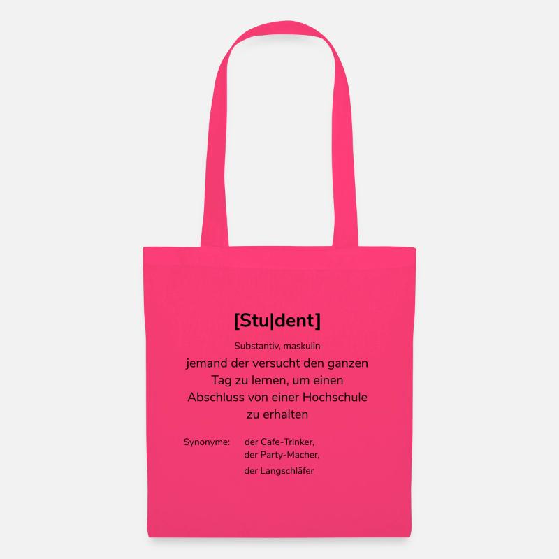 Student | Duden - Stoffbeutel - Azalea