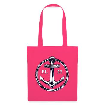 PL22 Ancre Marine - Sac en tissu - rose azalée - Devant