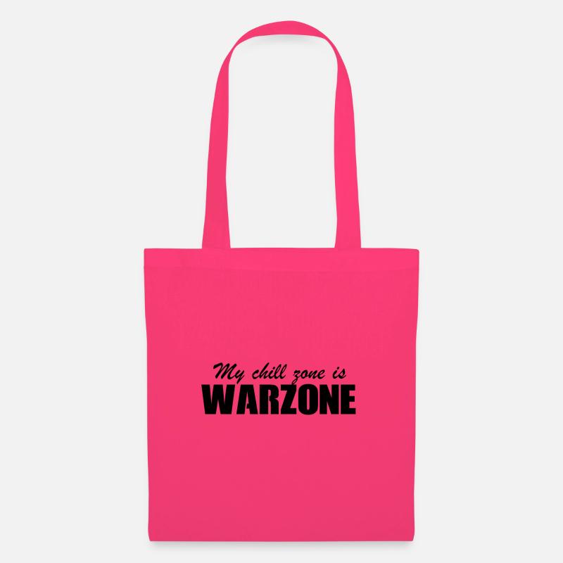 CoD Warzone - Ma zone de refroidissement est Warzone - Sac en tissu - rose azalée