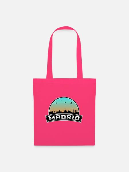 Madrid Spanien Skyline Spanisches Souvenir - Stoffbeutel - Azalea