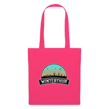 Winterthur Switzerland Skyline Swiss Souvenir - Tote Bag - azalea - Front