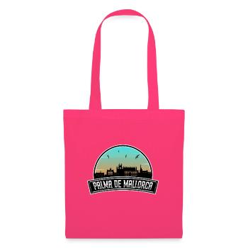 Palma De Mallorca Espagne Skyline Souvenir Espagnol - Sac en tissu - rose azalée - Devant