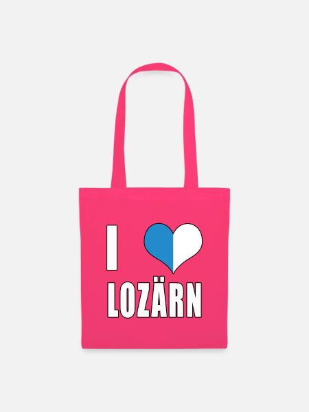 i love Lozärn Luzern Liebe Herz Schweiz Geschenk - Stoffbeutel - Azalea
