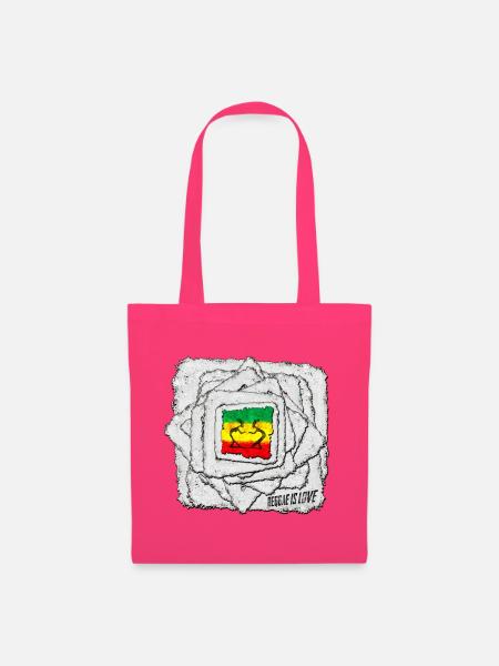Reggae Love Schattenmotiv - Stoffbeutel - Azalea
