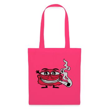 Weed smoking funny monster - Tote Bag - azalea - Front