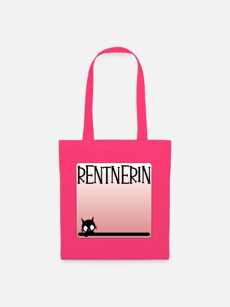 Katzen Rentnerin - Rente - Stoffbeutel - Azalea