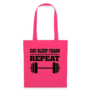 Fitness Strength Training Fit Muscle Bodybuilder - Sac en tissu - rose azalée - Devant