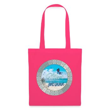 Meer geht immer – Strandlook - Stoffbeutel - Azalea - Vorne