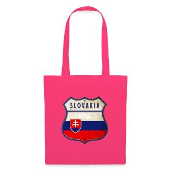 Slovakia flag coat of arms design - Tote Bag - azalea - Front