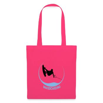 wakeboarding - Sac en tissu - rose azalée - Devant
