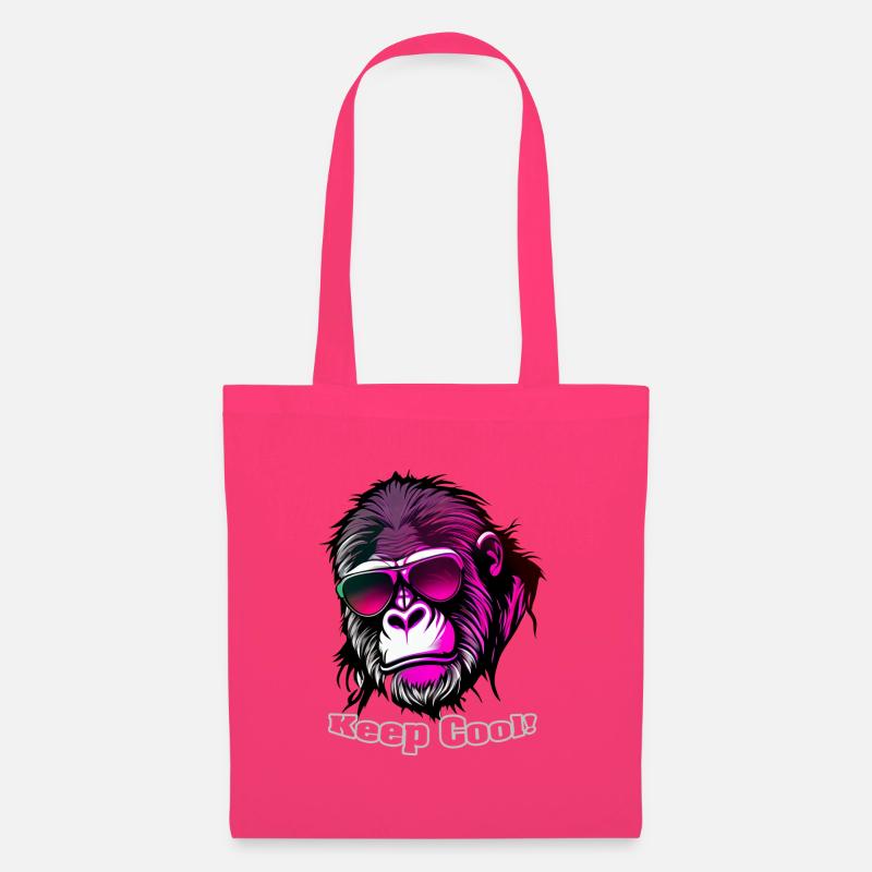 Cooler Affe - Gorilla mit Sonnenbrille - Stoffbeutel - Azalea