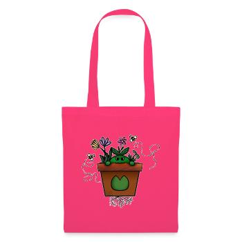 Pot2Pousse ! Par Pousse2Bambou ! - Sac en tissu - rose azalée - Devant